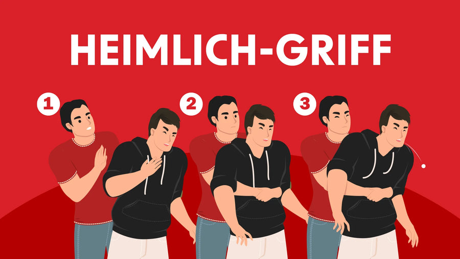 Der Heimlich-Griff: So reagieren Sie richtig bei Erstickungsnotfällen